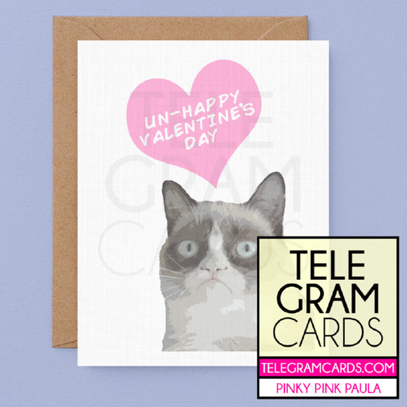 Grumpy Cat [PPP-001MA-VAL] Un-Happy Valentine's Day - SocialShambles.com