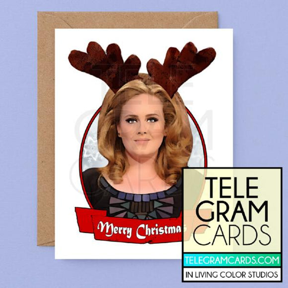 Adele [ILCS-001D-XMS] Merry Christmas - SocialShambles.com