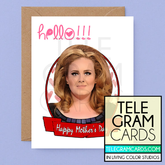 Adele [ILCS-001I-MOM] Helllo Happy Mother's Day - SocialShambles.com