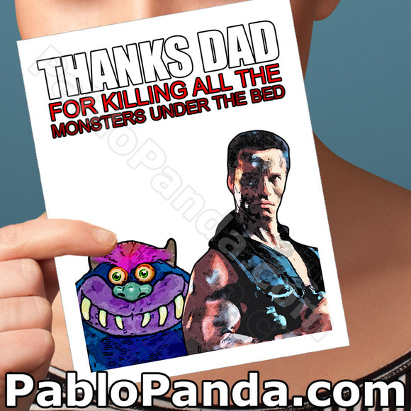 Thanks Dad For Killing All The Monsters Under The Bed - Social Shambles