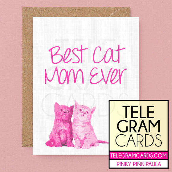 Art Cat [PPP-003P-MOM] Best Cat Mom Ever - SocialShambles.com