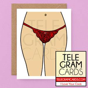 Art [ILYC-025C-ALL-P] Red Panties - SocialShambles.com