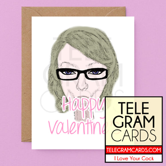 Art [ILYC-035C-ALL-P] Burnette Sexy Glasses - Happy Valentines - SocialShambles.com