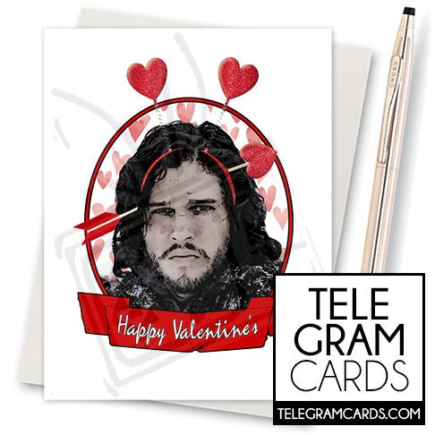 Game of Thrones (Jon Snow) - 001b - [ILCS][VAL] Let It Snow Happy Valentine's - SocialShambles.com