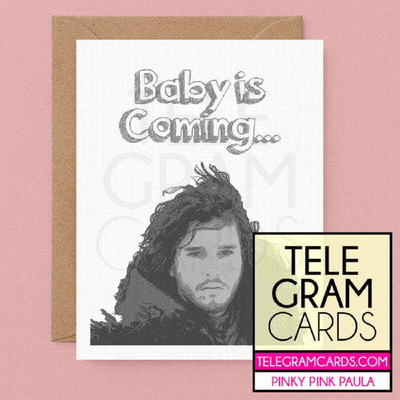 Game of Thrones (Jon Snow) [PPP-002B-BBY] Baby is Coming - SocialShambles.com