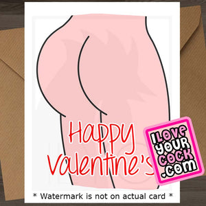 ILYC - Art 001C - Phat Ass [Red Text] - Happy Valentine's - SocialShambles.com