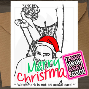 ILYC - Art 026L - S&M (Bitch Man) - Merry Christmas - SocialShambles.com