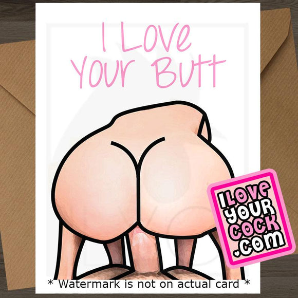 ILYC - Art 033C - Drop It Like It's Hot [Pink Text] - I Love Your Butt - SocialShambles.com