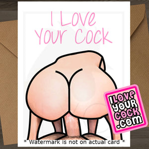 ILYC - Art 033C - Drop It Like It's Hot [Pink Text] - I Love Your Cock - SocialShambles.com