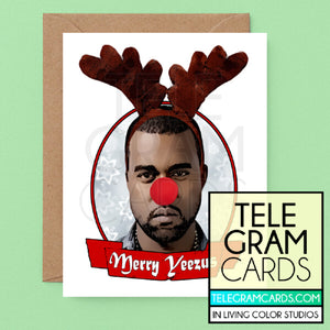 Kanye West [ILCS-004A-XMS] Merry Yeezus (Rudolph) - SocialShambles.com