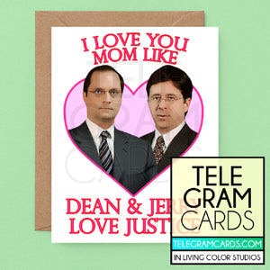 Making A Murderer (Dean & Jerry) [ILCS-001B-MOM] I Love You Mom Like Dean & Jerry Love Justice - SocialShambles.com