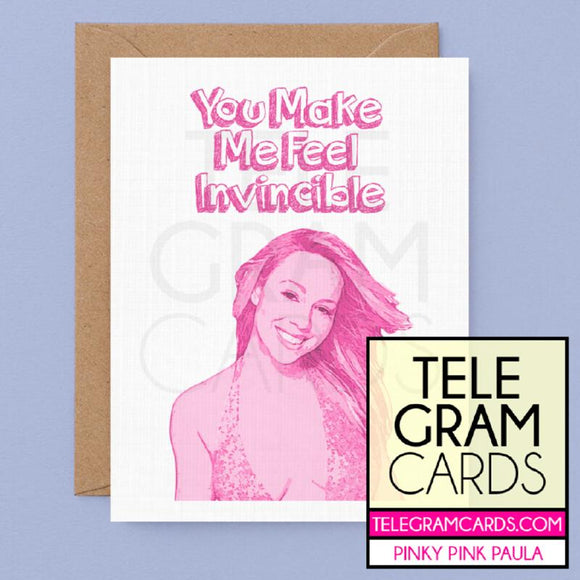 Mariah Carey [PPP-005P-GEN] You Make Me Feel Invincible - SocialShambles.com