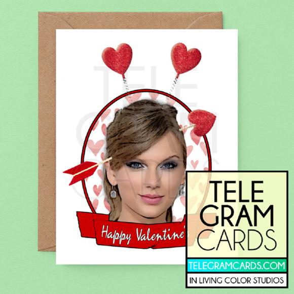 Taylor Swift [ILCS-001A-VAL] Happy Valentine's (Hearts) - SocialShambles.com