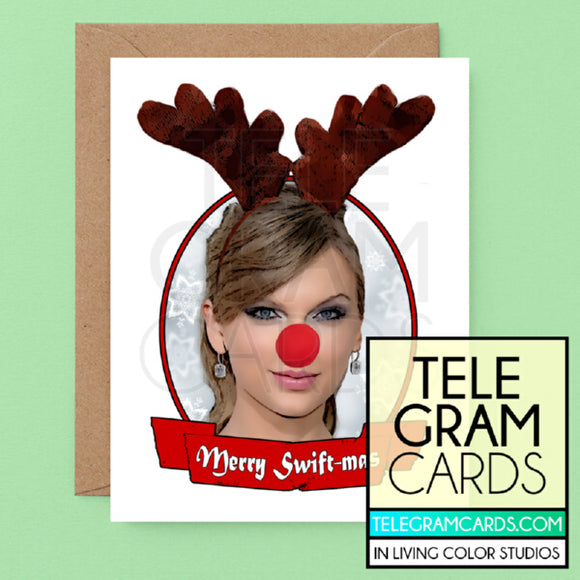 Taylor Swift [ILCS-001E-XMS] Merry Swift-mas (Rudolph) - SocialShambles.com