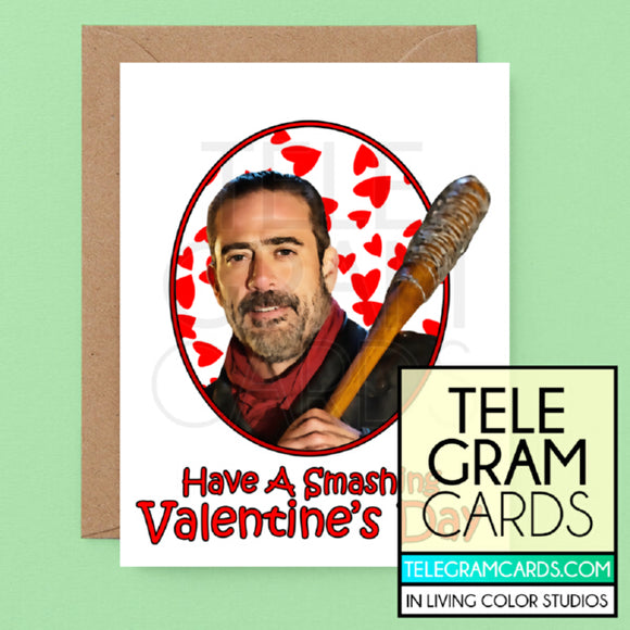The Walking Dead (Negan) [ILCS-001A-VAL] Have A Smashing Valentine's Day - SocialShambles.com